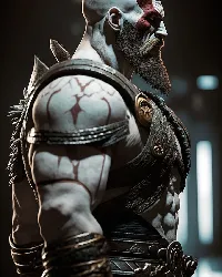 Ai created kratos danger look android and iphone wallpaper