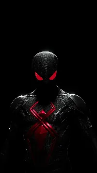 Ai created spider man dark cool full HD Android wallpaper