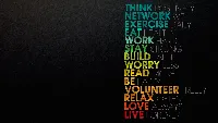 Best 14th life routine quotes 4k desktop wallpaper colorful