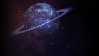 Big Saturn planet 4k desktop wallpaper galaxy background