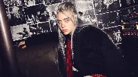 Billie Eilish singer wallpaper black 4k desktop background