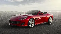 Ferrari portofino gt super red car 4k desktop wallpaper