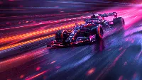 Formula 1 racing car 4k wallpaper Ai created colorful image
