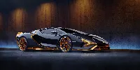 Golden black Lamborghini super car 4k desktop wallpaper