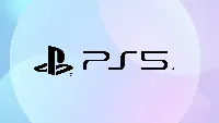 Playstation 5 logo 4k desktop wallpaper white background