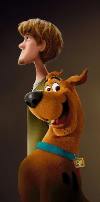 Scooby doo cartoon Ai created full HD Android wallpaper