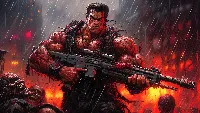 Soldier Hulk danger sniper gun 4k desktop wallpaper big gun