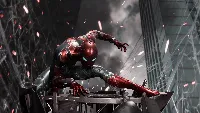 Spider man gaming 4k wallpaper dark cloudy background