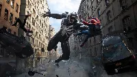 Spider man vs venom fighting scene 4k desktop wallpaper