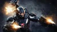 War Machine Iron man 4k wallpaper heavy sniper gun bullets