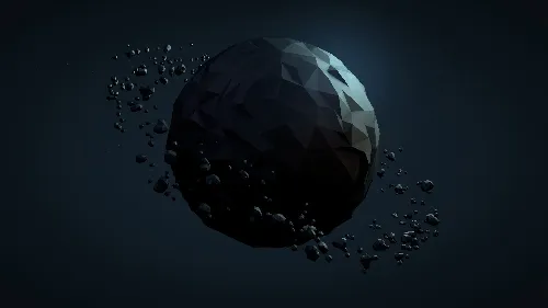 3d dark black ball 4k desktop wallpaper background for pc