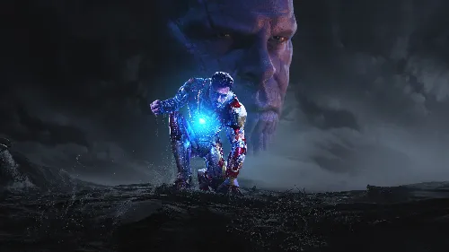 Avengers Iron man 4k desktop wallpaper thanos background