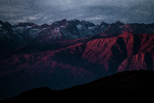 Big mountain dark 4k desktop wallpaper evening sky view