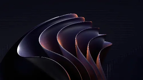 Dark waves windows theme 4k desktop wallpaper background