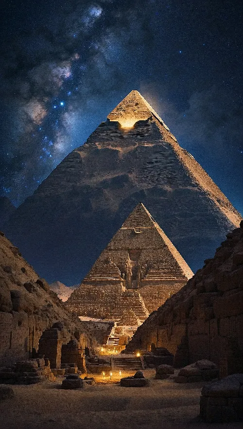 Rich culture and history of The Pyramid dark night look