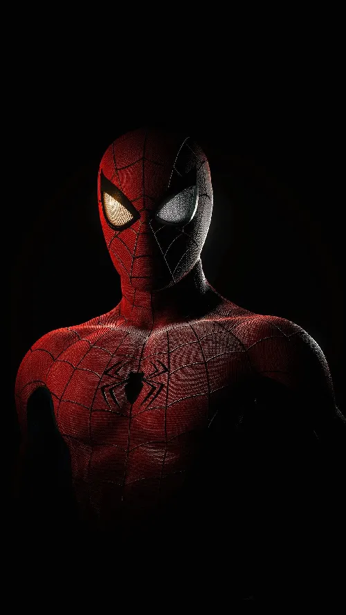 Spider man cool full HD Android wallpaper dark background