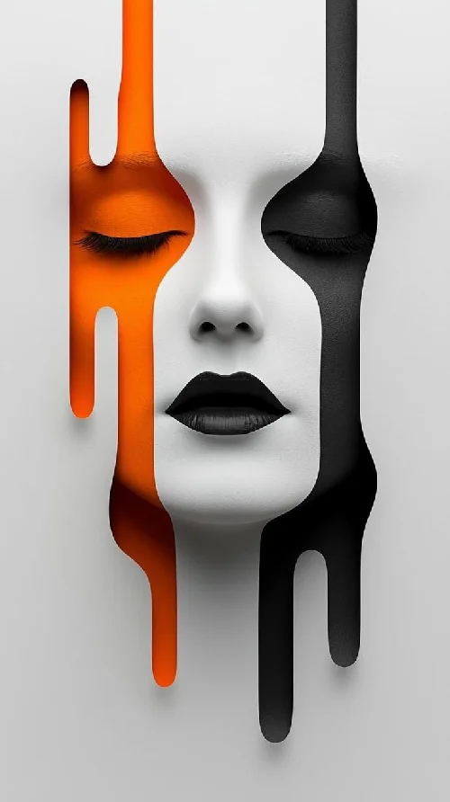 Face art full hd wallpaper