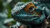 Ai created lizard animal danger 4k desktop wallpaper green